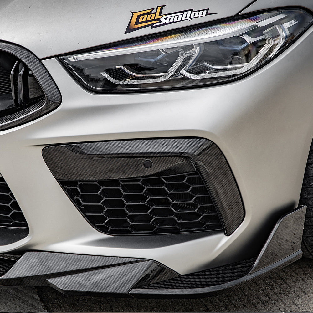 SOOQOO BMW M8 F91 F92 F93 SQ Style Carbon Fiber Front Lip