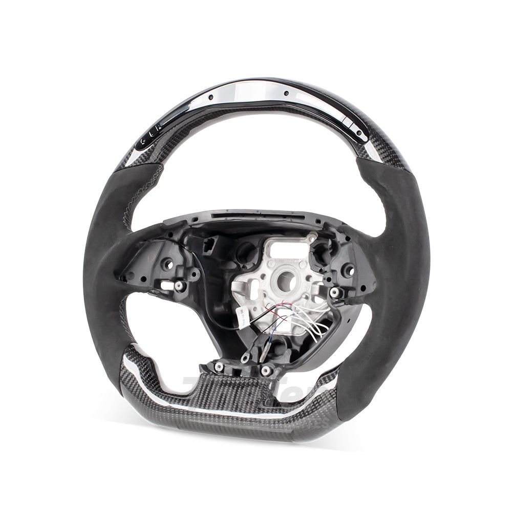 THETEN Corvette C7 2014–2019 Carbon Fiber LED Steering Wheel – Alcantara