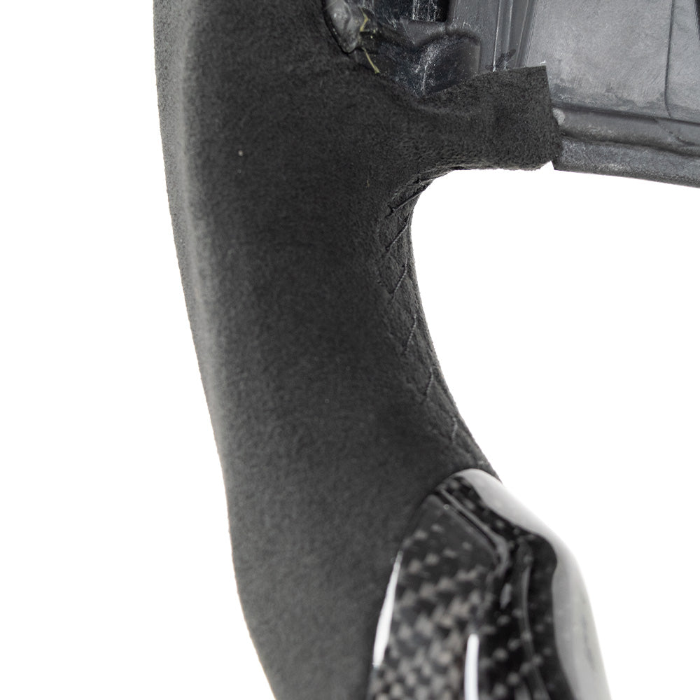 THETEN 2021-2024 FORD F150 Raptor III IN GLOSS CARBON FIBER STEERING WHEEL & ALCANTARA GRIP