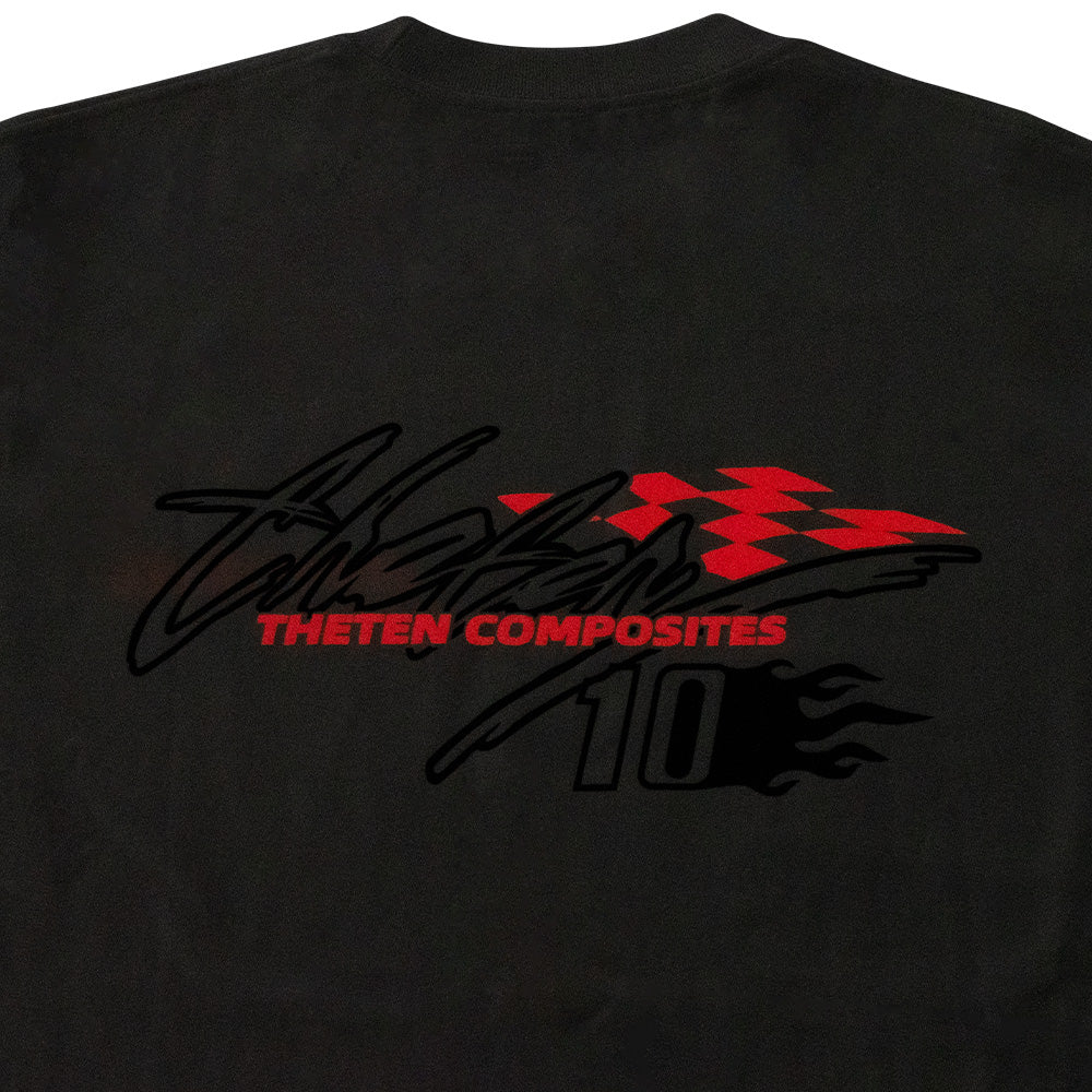 THETEN 2024 SUMMER LIMITED UV LUMINESCENT LOGO T-SHIRT (WHITE)