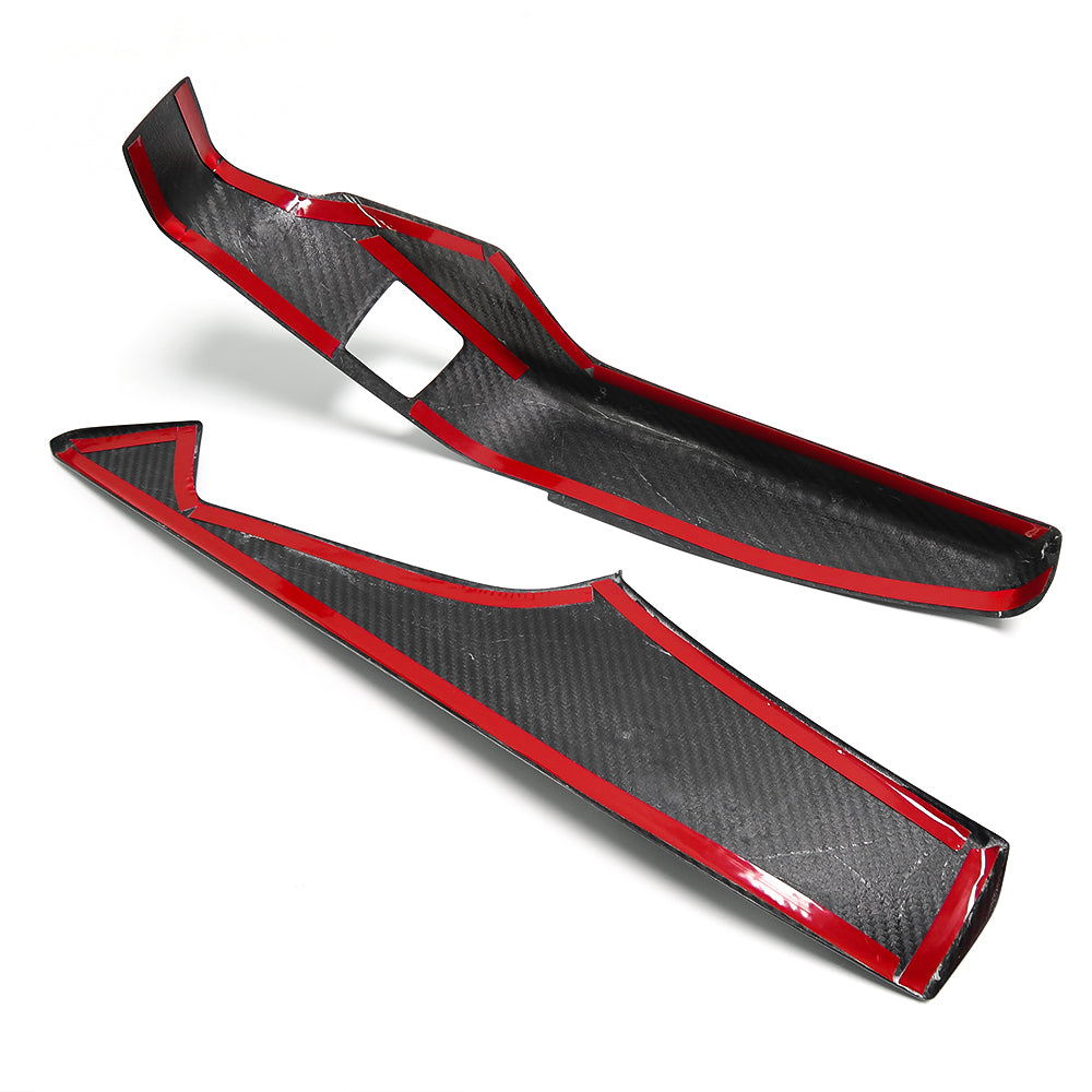 THETEN CORVETTE C7 CARBON FIBER DOOR ARMREST/LOWER PANEL WITH HOLES