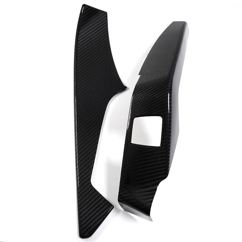 THETEN CORVETTE C7 CARBON FIBER DOOR ARMREST/LOWER PANEL WITH HOLES