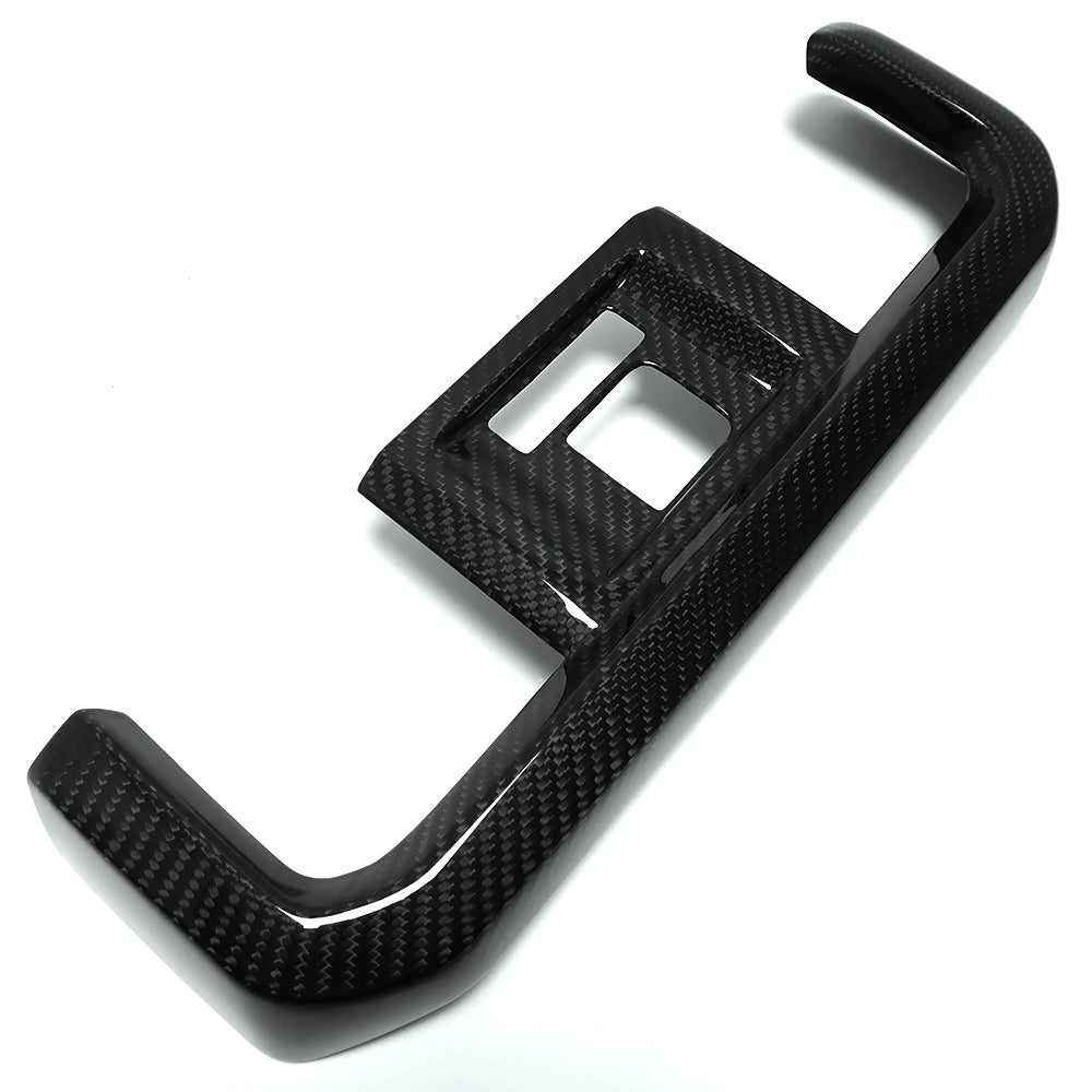 THETEN 2021-2024 FORD F150 RAPTOR ADHESIVE GLOSSY CARBON FIBER REAR AIR VENT OUTLET PANEL