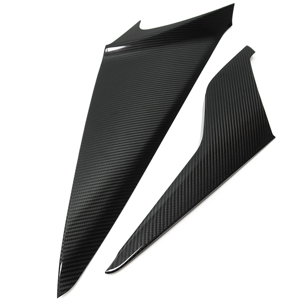 THETEN CORVETTE C8 CARBON FIBER DECORATIVE COVERS ON BOTH SIDES OF THE CENTER CONSOLE