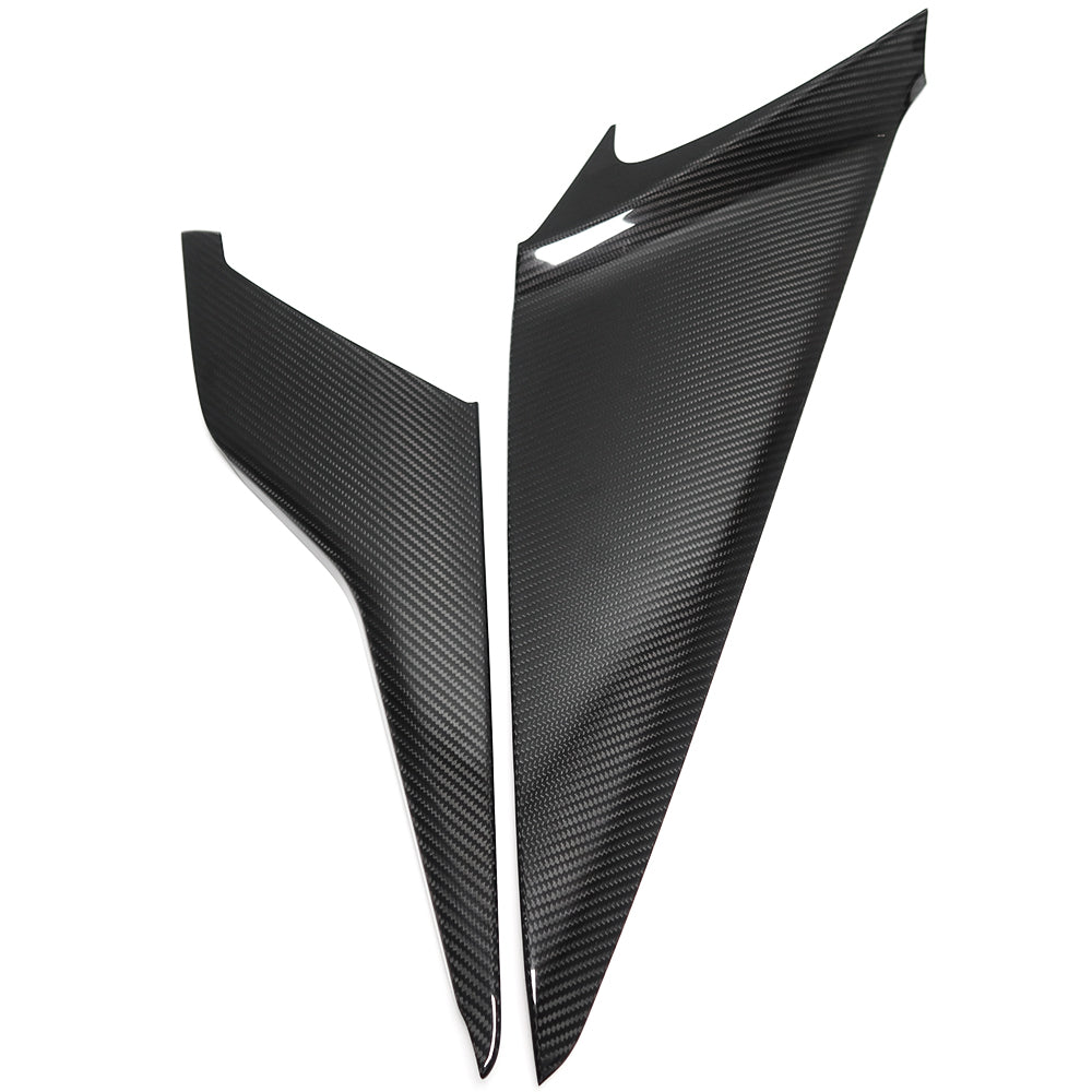 THETEN CORVETTE C8 CARBON FIBER DECORATIVE COVERS ON BOTH SIDES OF THE CENTER CONSOLE