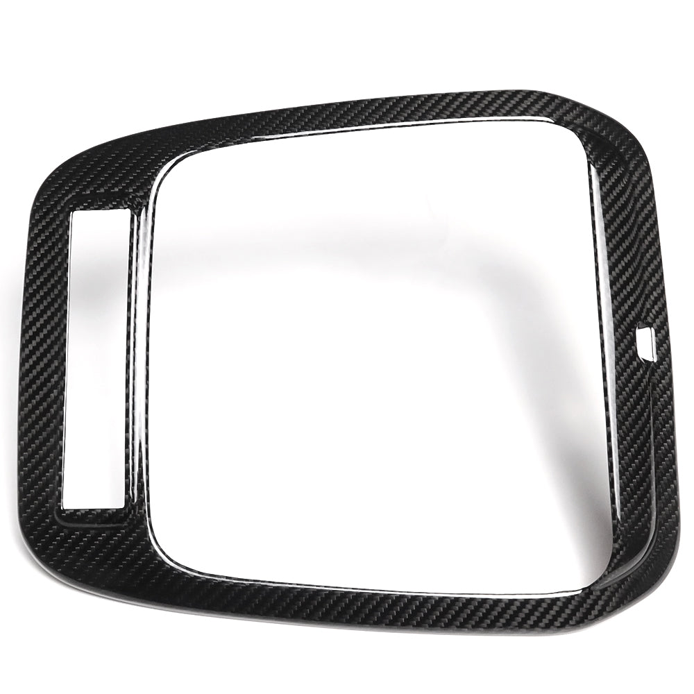 THETEN 2021-2024 FORD F150 RAPTOR ADHESIVE GLOSSY CARBON FIBER FRONT READING LIGHT FRAME