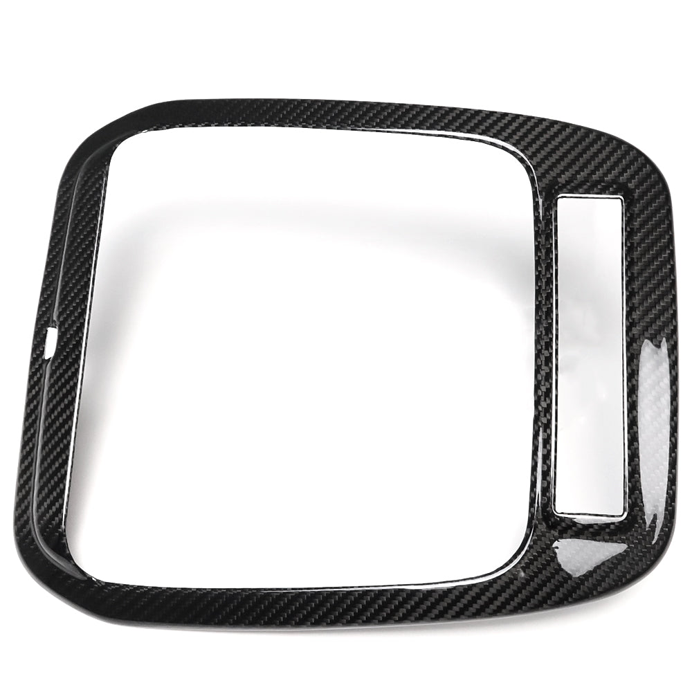 THETEN 2021-2024 FORD F150 RAPTOR ADHESIVE GLOSSY CARBON FIBER FRONT READING LIGHT FRAME