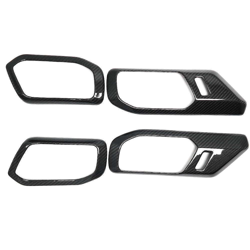 THETEN 2024 FORD BRONCO CARBON FIBER FRONT AND REAR INTERIOR DOOR HANDLE TRIM 4-PIECE SET