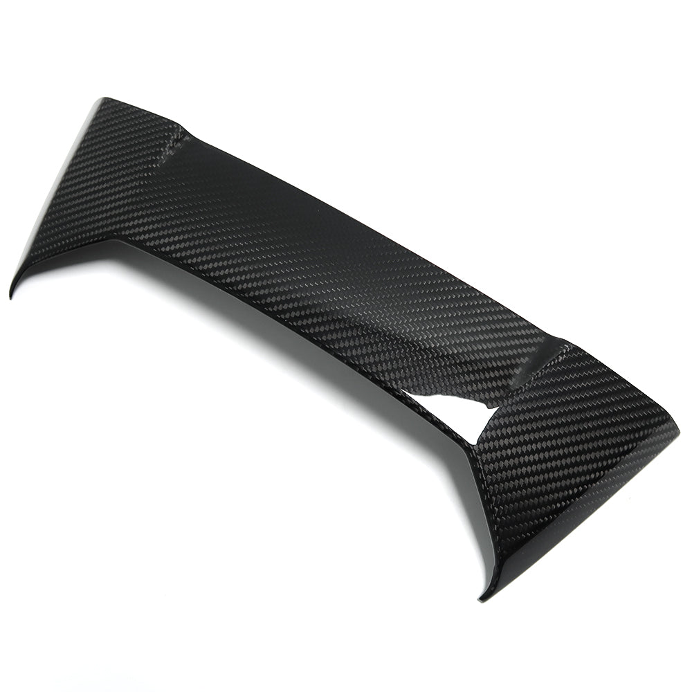 THETEN CORVETTE C8 GLOSS CARBON FIBER REAR SEAT SPEAKER TOP PANEL /WATERFALL UPPER SPEAKER PANEL
