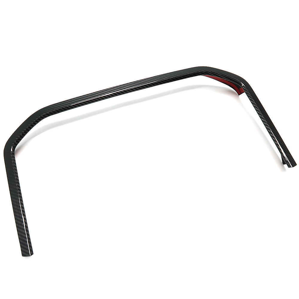 THETEN 2021-2024 FORD F150 RAPTOR ADHESIVE GLOSSY CARBON FIBER CENTER CONSOLE NAVIGATION FRAME