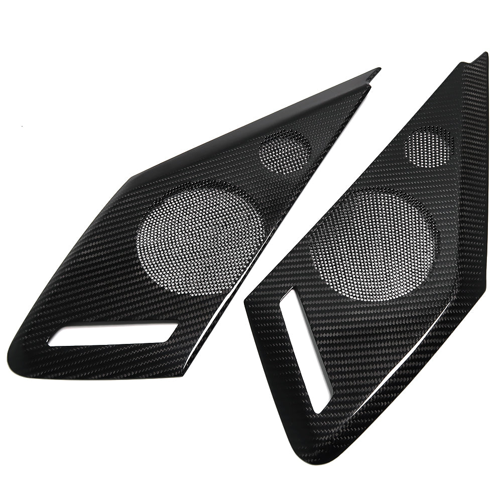 THETEN CORVETTE C8 GLOSS CARBON FIBER DOOR SPEAKER COVER