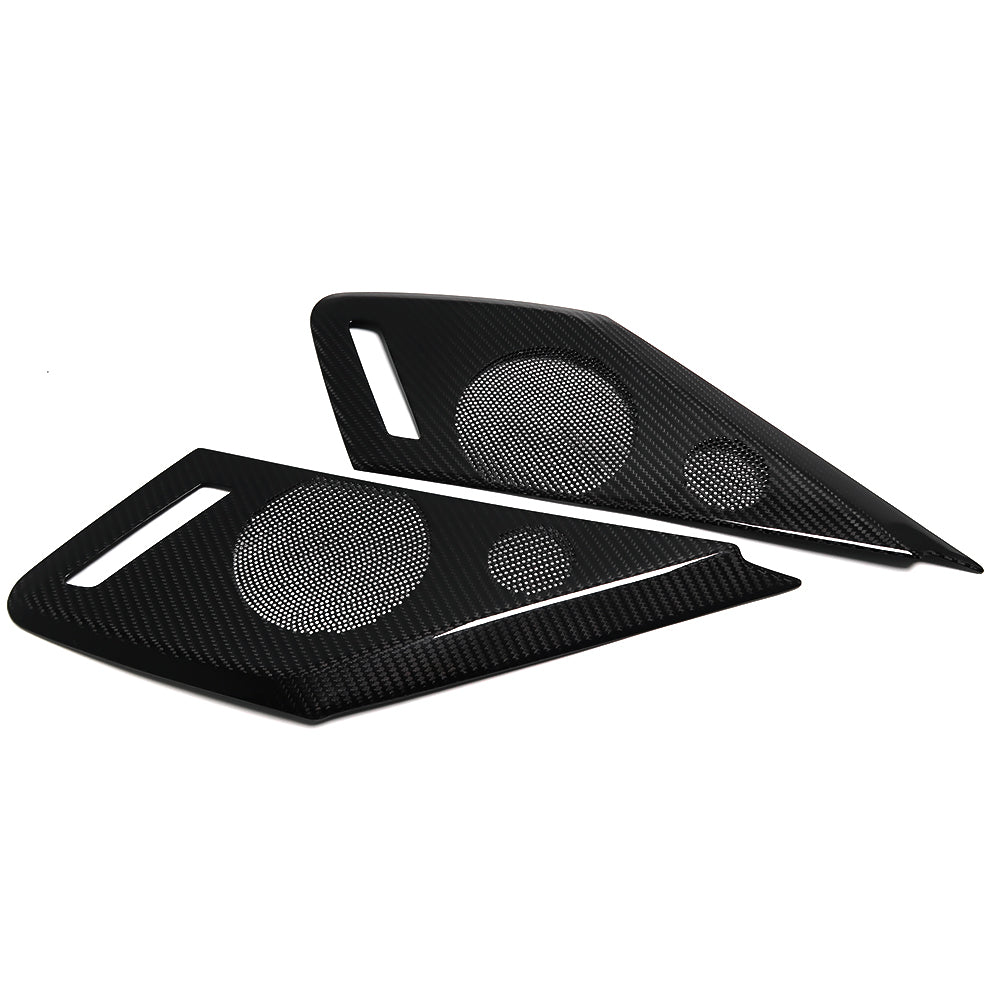 THETEN CORVETTE C8 GLOSS CARBON FIBER DOOR SPEAKER COVER