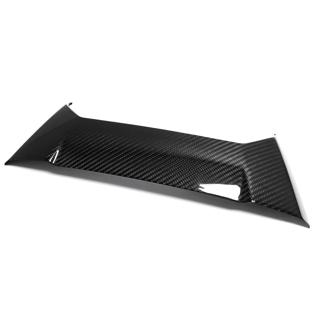 THETEN CORVETTE C8 GLOSS CARBON FIBER REAR SEAT SPEAKER TOP PANEL /WATERFALL UPPER SPEAKER PANEL