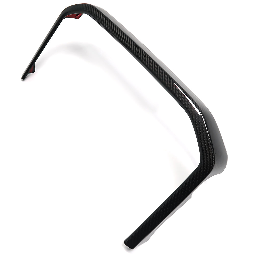 THETEN 2021-2024 FORD F150 RAPTOR ADHESIVE GLOSSY CARBON FIBER CENTER CONSOLE NAVIGATION FRAME