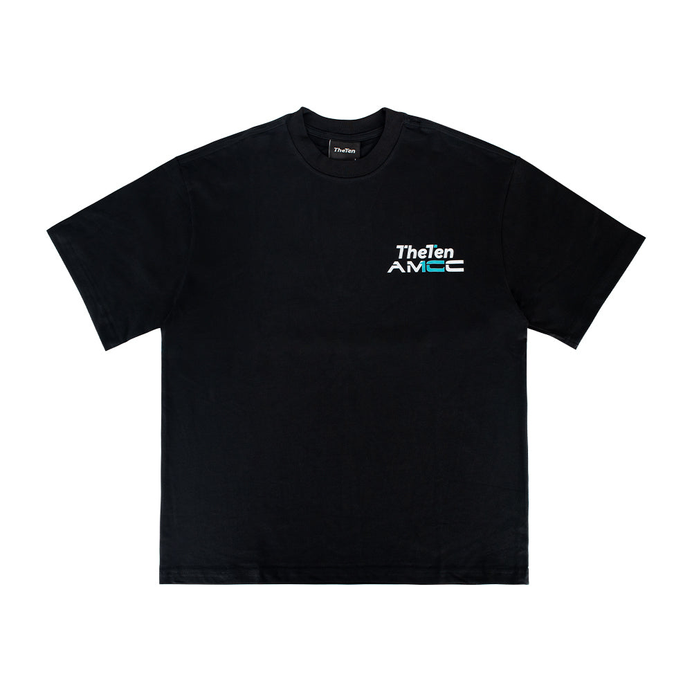 THETEN×AMCC LOGO T-SHIRT - "DREAMS ARE ACHIEVABLE" (BLACK)