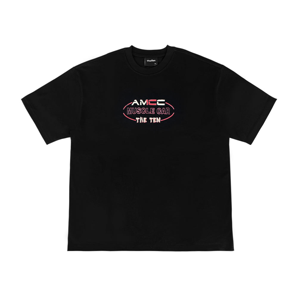 THETEN×AMCC LOGO T-SHIRT - "MUSCLE CAR" (BLACK)