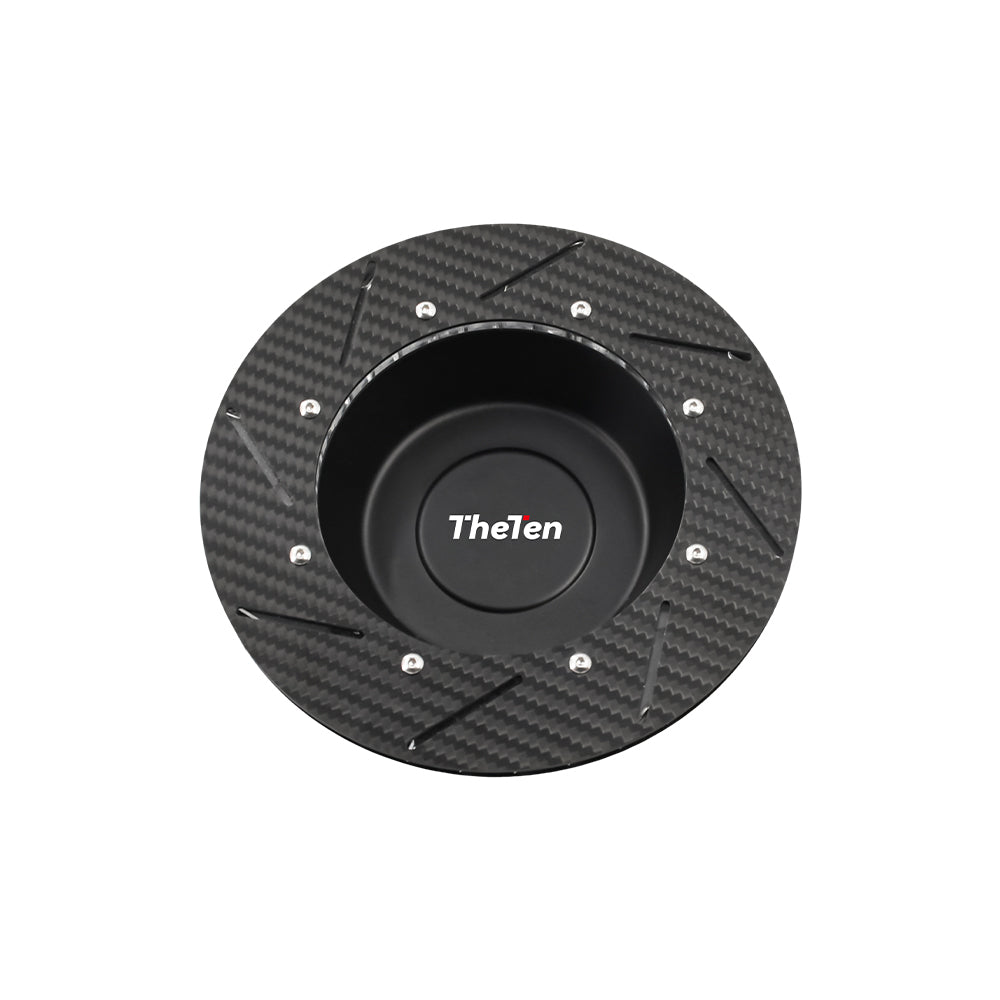 THETEN 6.3" CARBON FIBER&ALLOY BRAKE ROTOR STYLE ASHTRAY