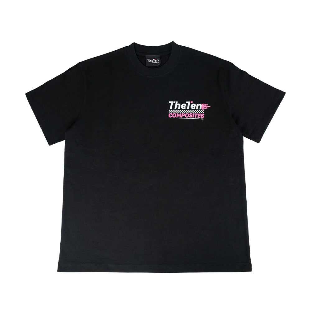 THETEN 2024 SUMMER LIMITED UV LUMINESCENT LOGO T-SHIRT (BLACK)