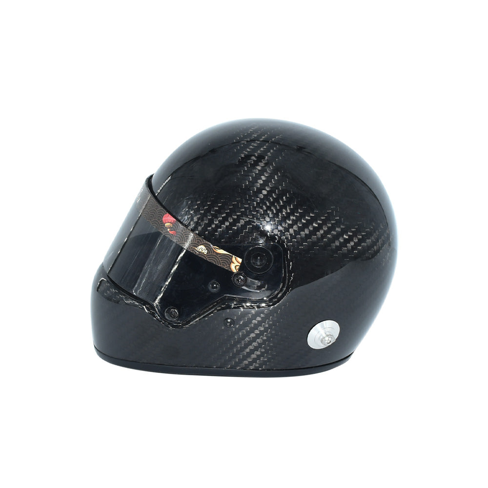 THETEN 4.21" × 4.72" CARBON FIBER HELMET ORNAMENT