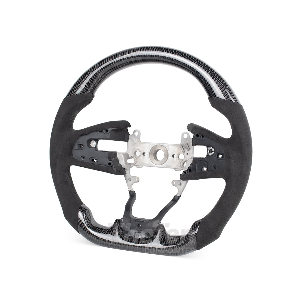 THETEN 2016-2021  HONDA CIVIC ALCANTARA CARBON FIBER STEERING WHEEL