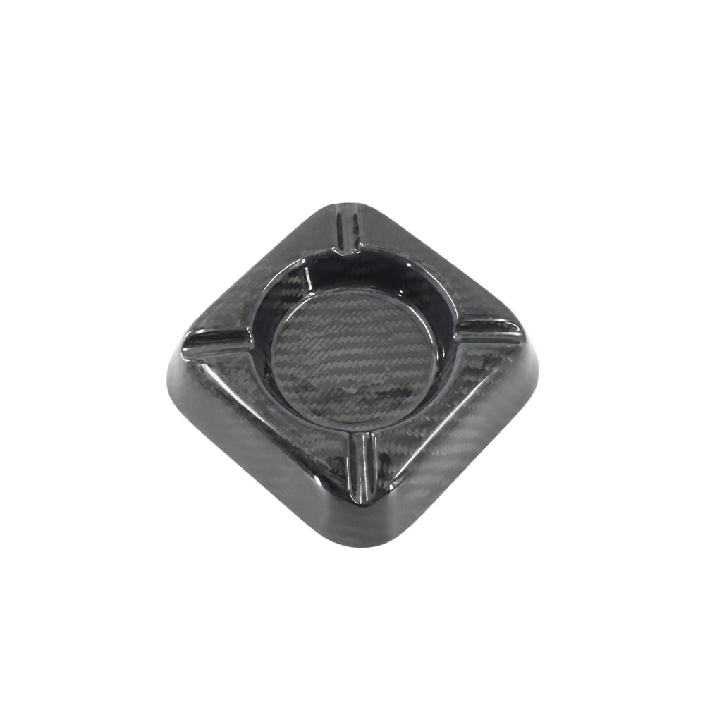 THETEN 6"PURE CARBON FIBER PORTABLE ASHTRAY