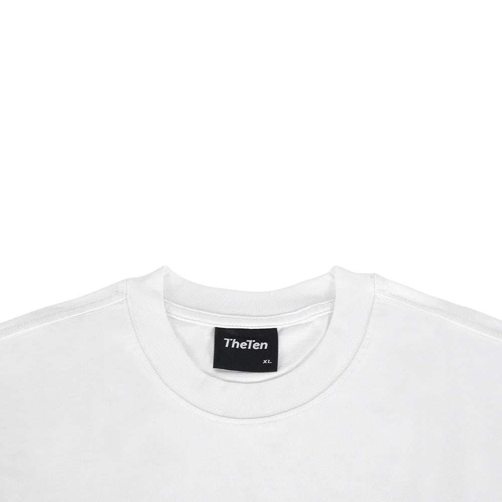 THETEN×AMCC LOGO T-SHIRT - "DREAMS ARE ACHIEVABLE" (WHITE)