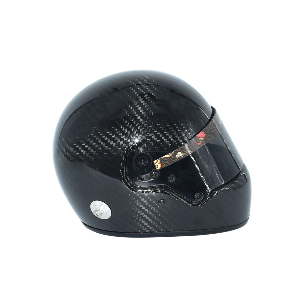 THETEN 4.21" × 4.72" CARBON FIBER HELMET ORNAMENT