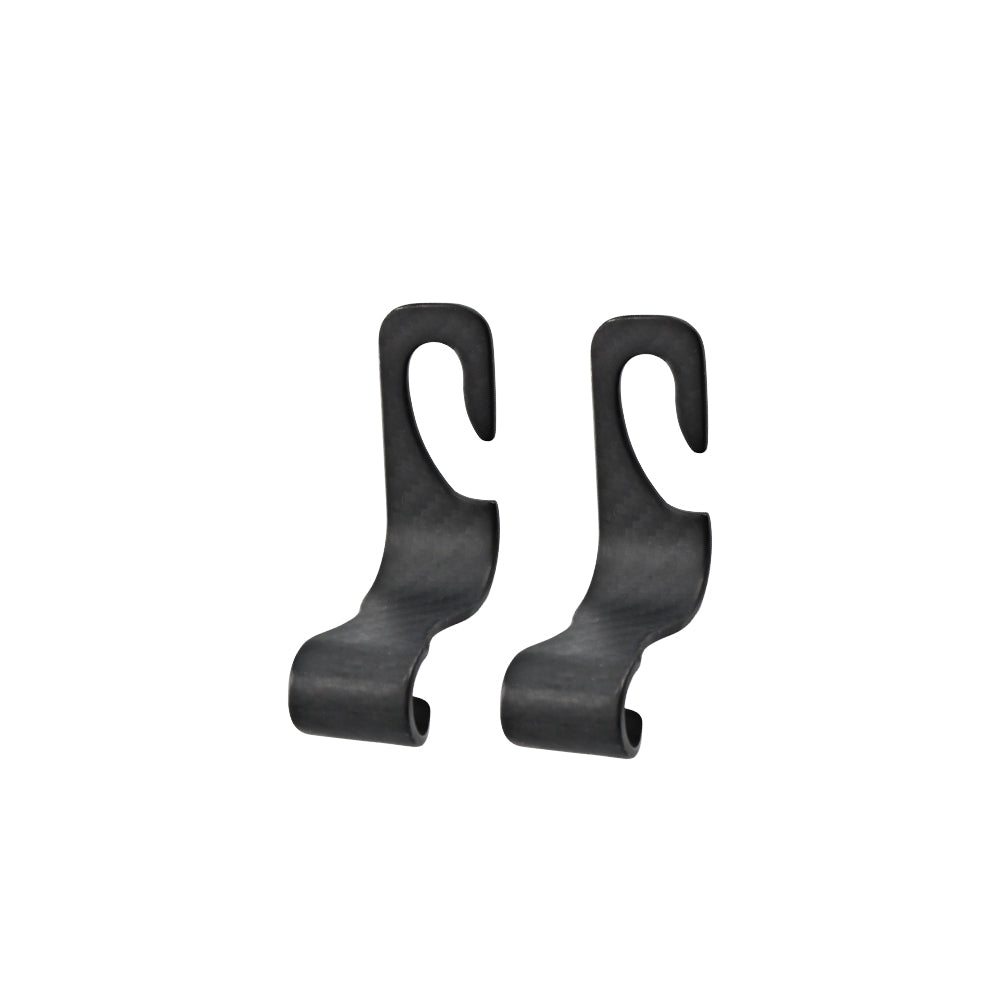 THETEN CARBON FIBER CAR SEAT HEADREST HOOK CAR INTERIOR ACCESSORIES 2 PACK