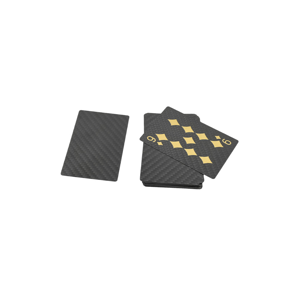 THETEN BLACK CARBON FIBER POCKER CARD PLAYING CARD WITH BOX