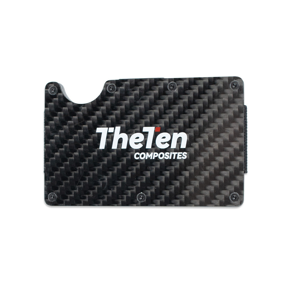 THETEN RFID BLOCKING SLIM MONEY CLIP CARBON FIBER WALLET