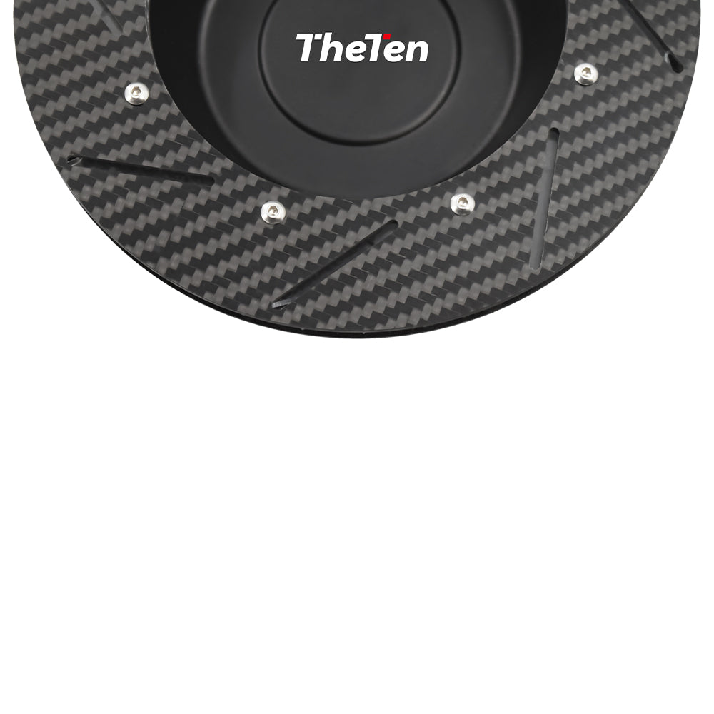 THETEN 6.3" CARBON FIBER&ALLOY BRAKE ROTOR STYLE ASHTRAY