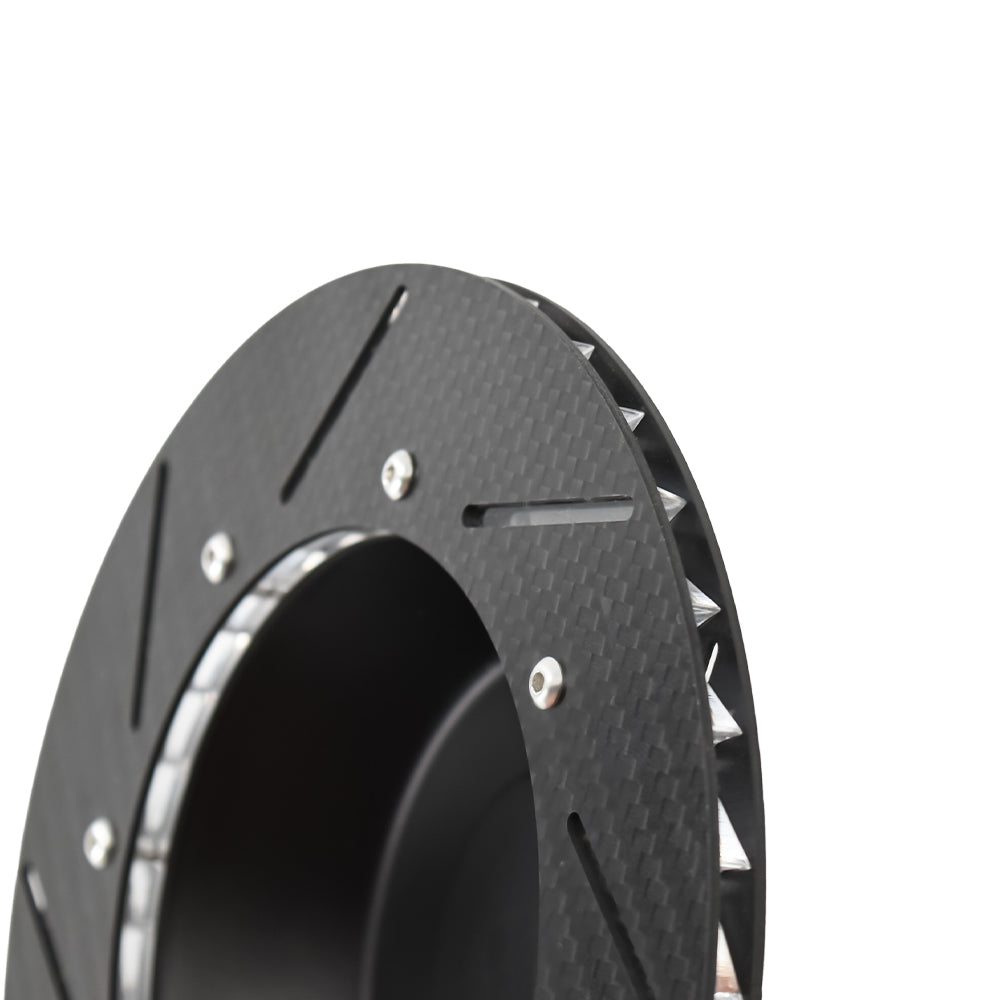 THETEN 6.3" CARBON FIBER&ALLOY BRAKE ROTOR STYLE ASHTRAY