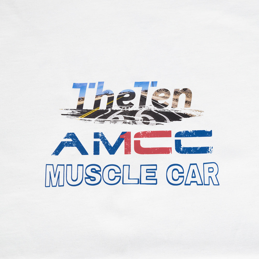 THETEN×AMCC LOGO T-SHIRT -  ROUTE 66 （WHITE）