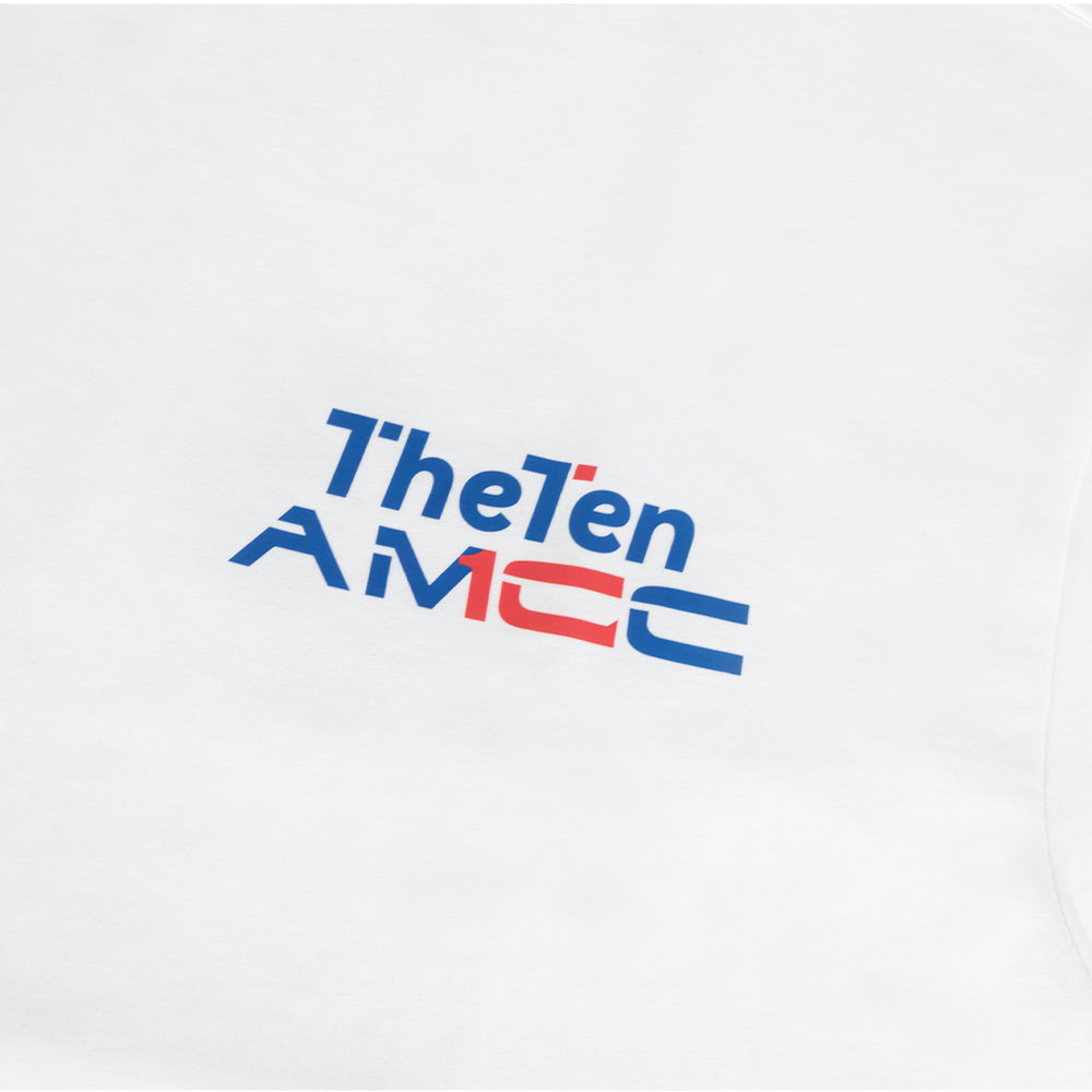 THETEN×AMCC LOGO T-SHIRT - "DREAMS ARE ACHIEVABLE" (WHITE)