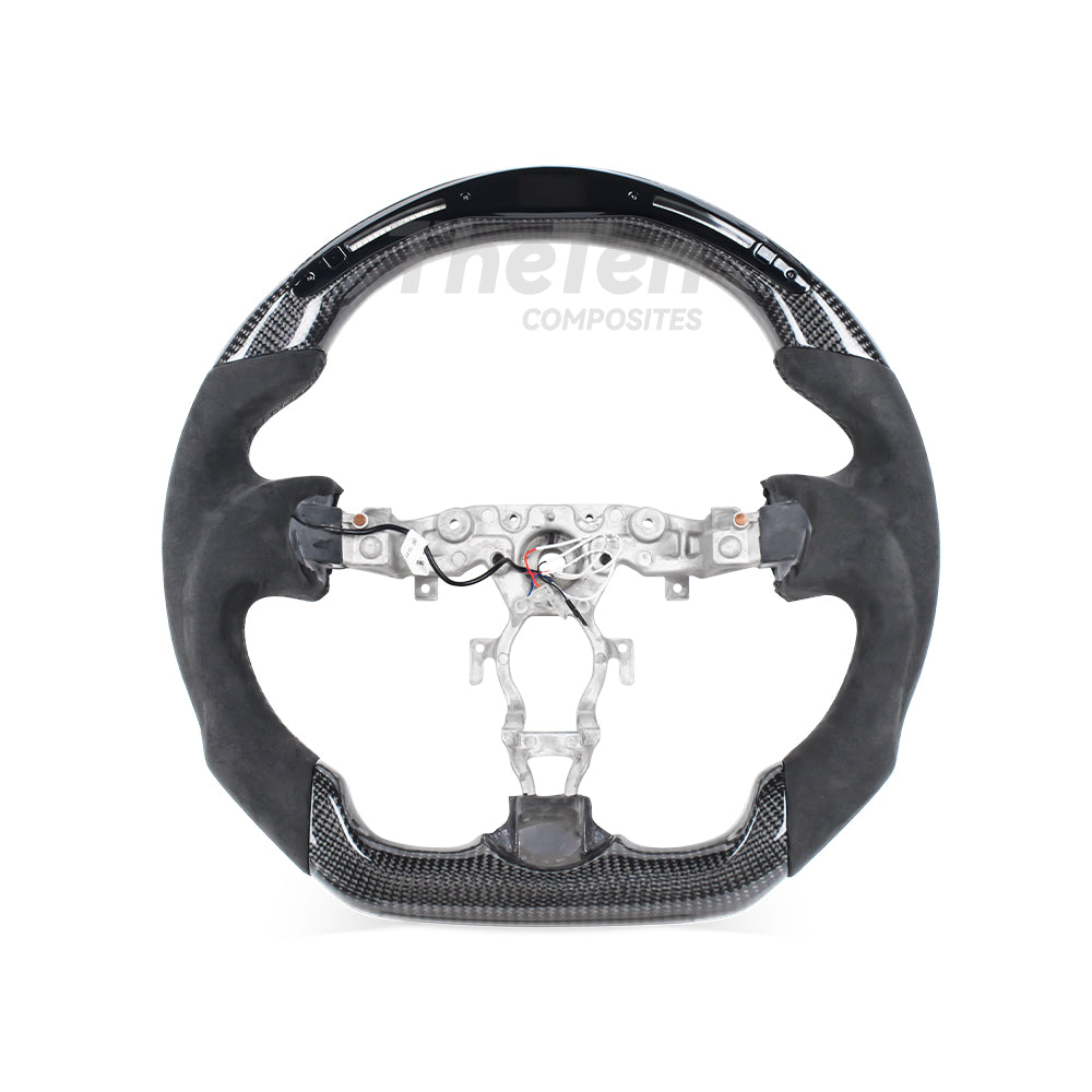 THETEN NISSAN 370Z LED ALCANTARA CARBON FIBER STEERING WHEEL