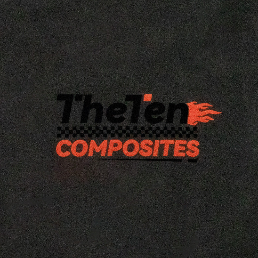 THETEN  2024 SUMMER LIMITED UV LUMINESCENT LOGO T-SHIRT (WHITE)