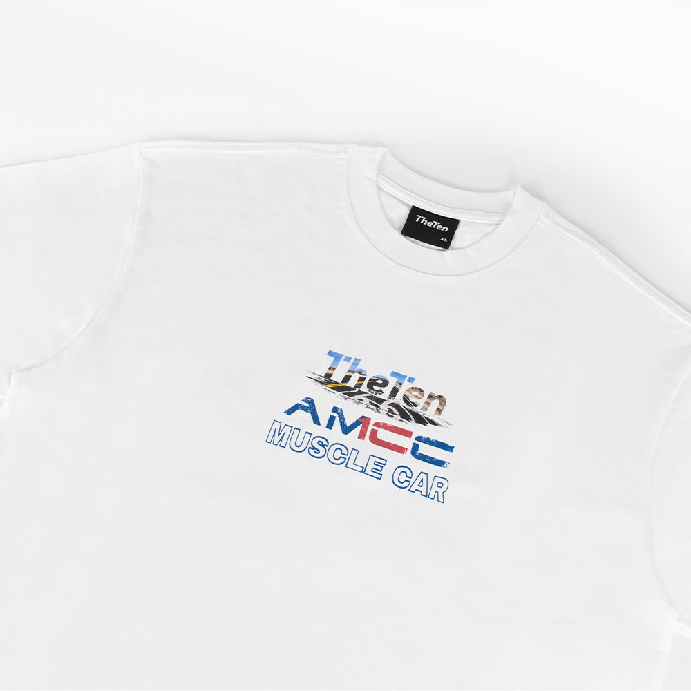 THETEN×AMCC LOGO T-SHIRT -  ROUTE 66 （WHITE）