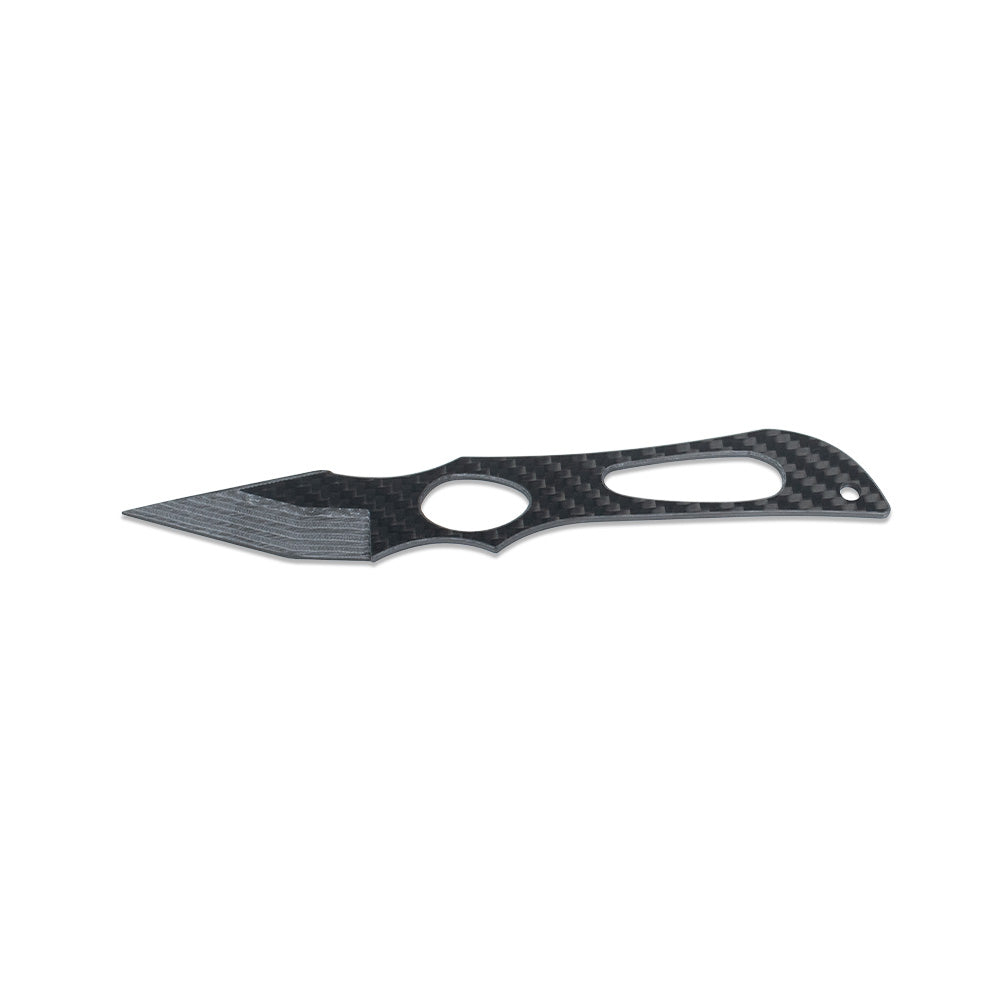 THETEN 6.81"Pure Carbon Fiber EDC Fixed Blade Knife