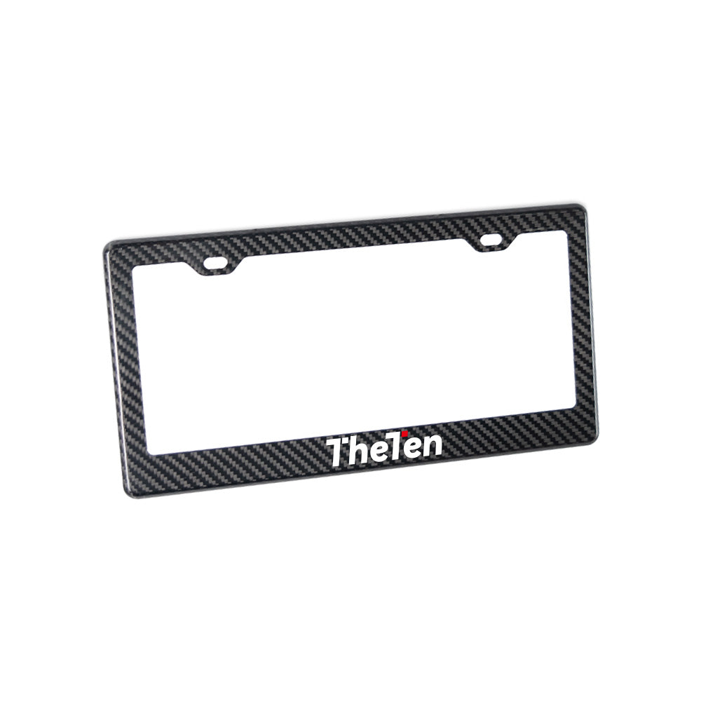 THETEN PREMIUM CARBON FIBER LICENSE PLATE FRAME