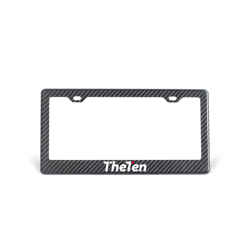 THETEN PREMIUM CARBON FIBER LICENSE PLATE FRAME